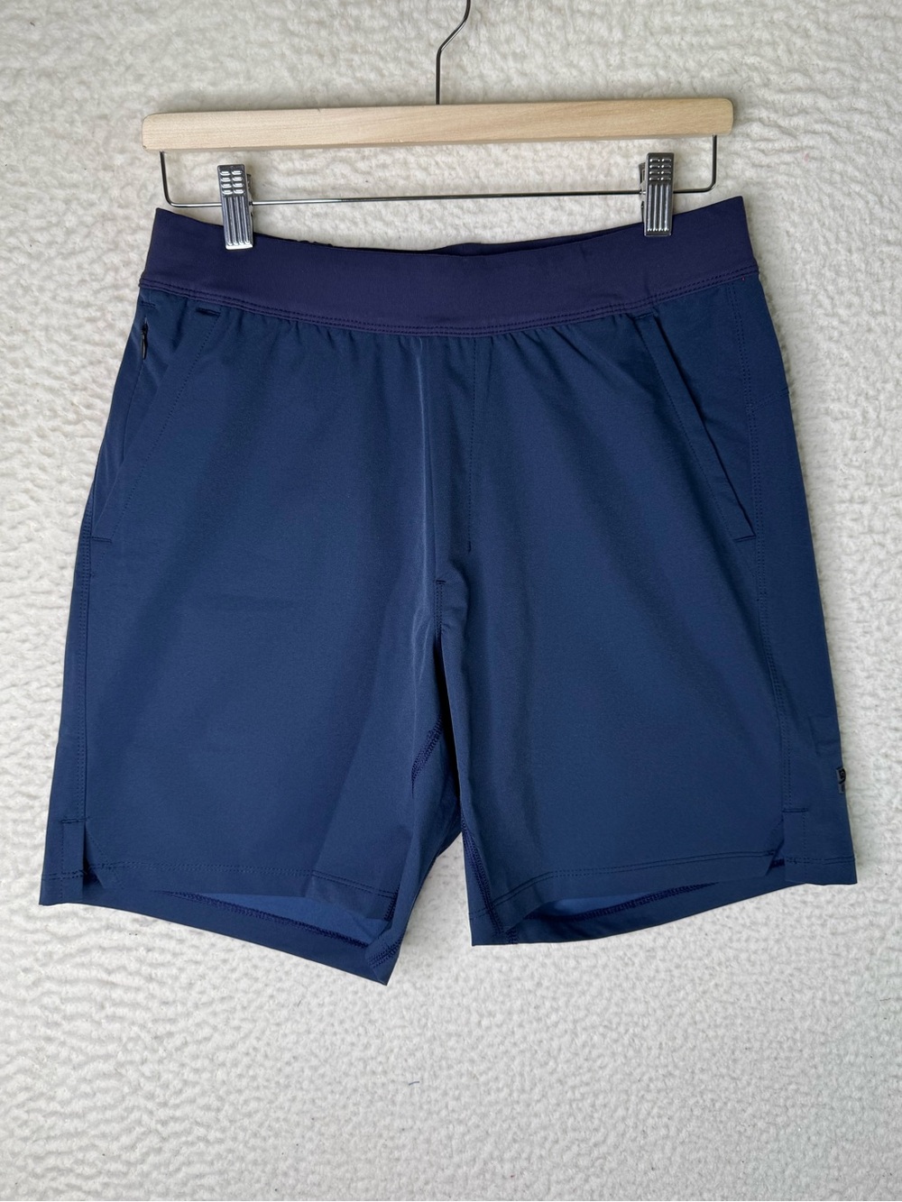 Public Rec Flex Short 7 1/2" Athletic Shorts Size 30 Navy Unlined Hybrid
